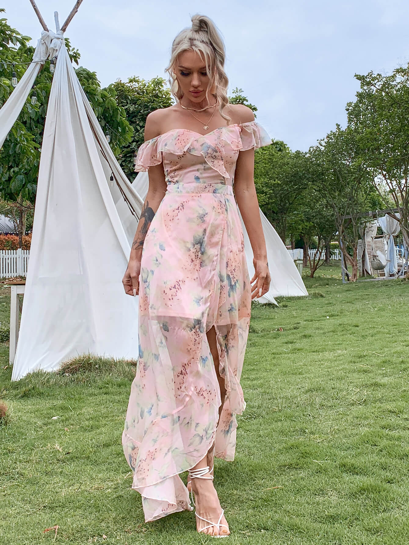 Cora Off-Shoulder Dress