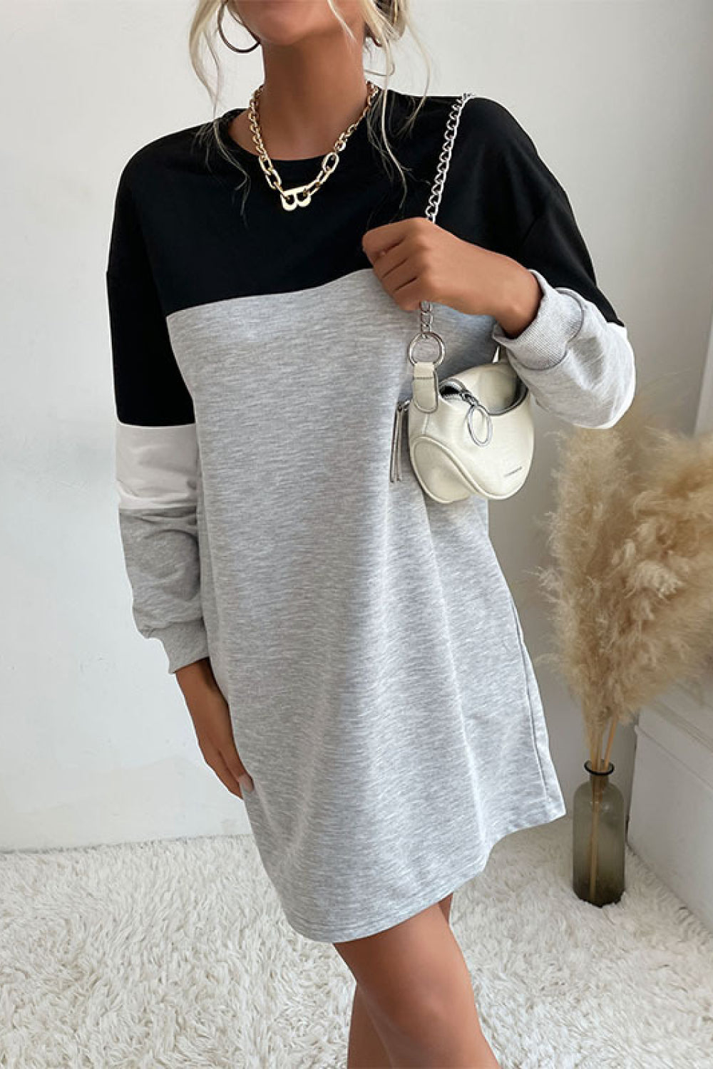 Lanza Sweatshirt Dress
