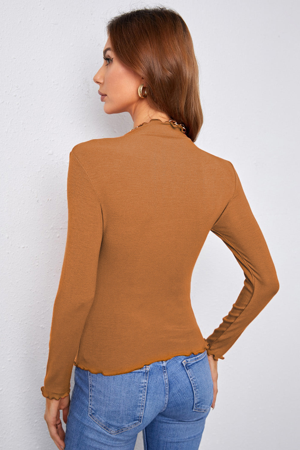 Mock Neck Tee