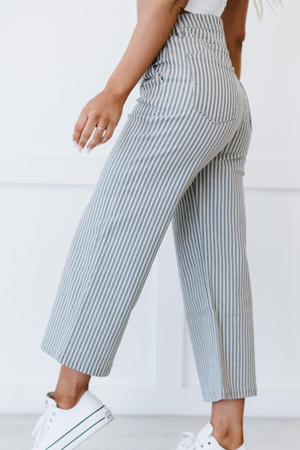 Emerson Pinstripe Kancan Jeans