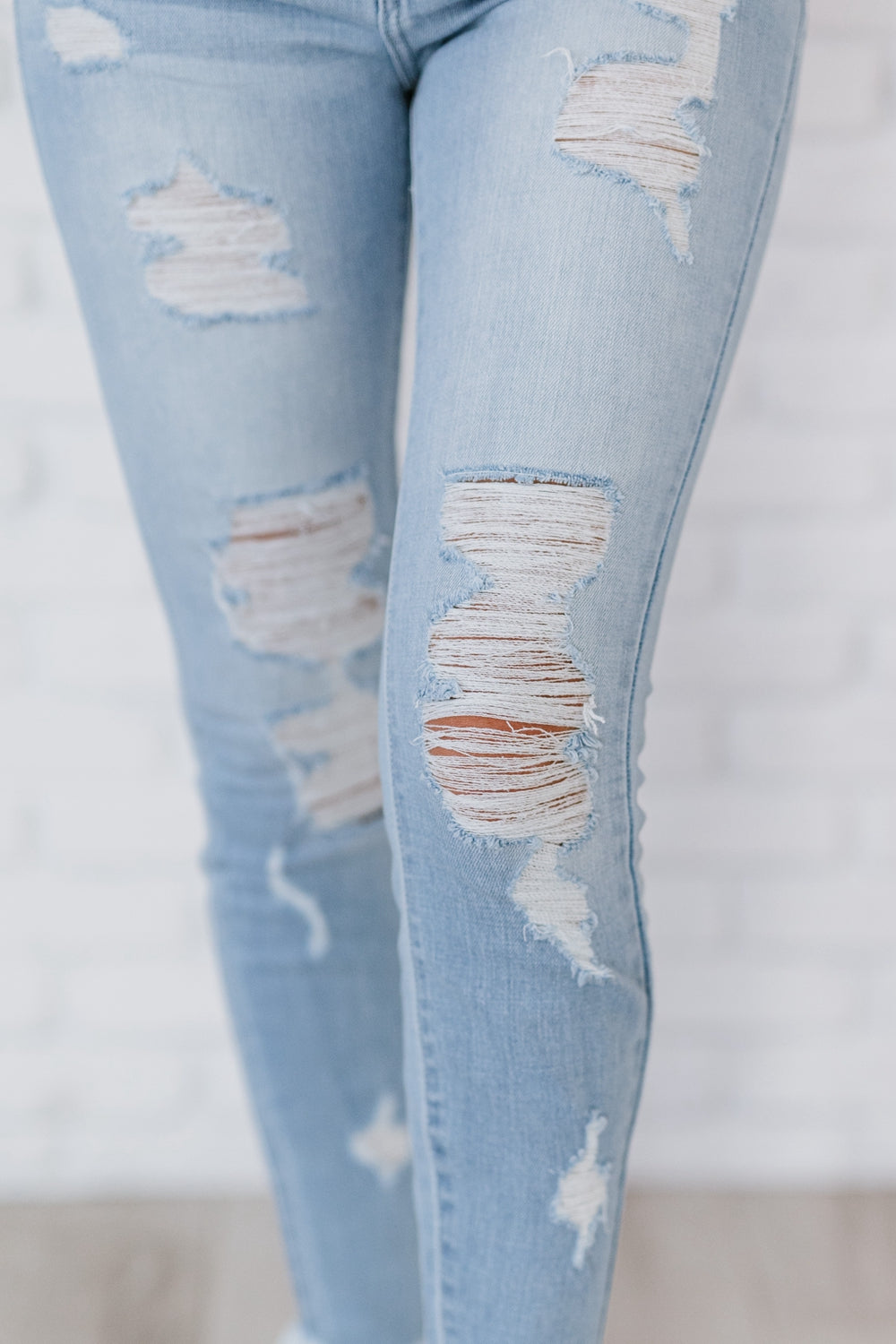 At Last Kancan Distressed Jeans