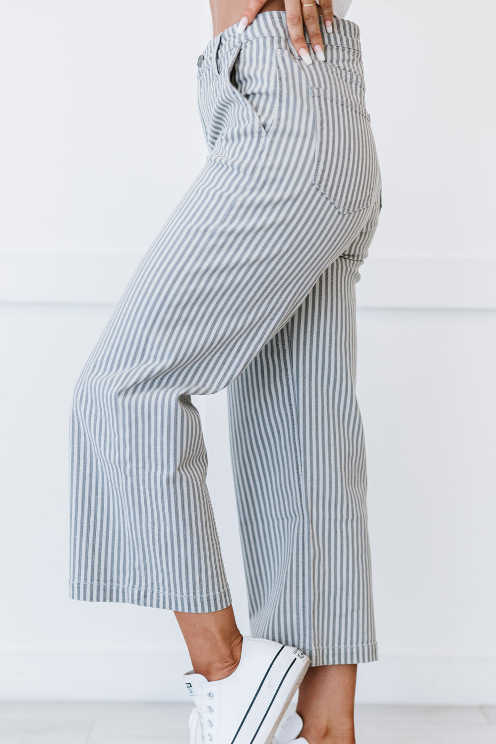 Emerson Pinstripe Kancan Jeans