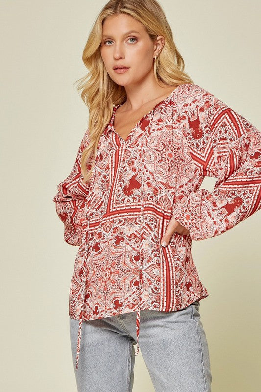 Medallion Blouse