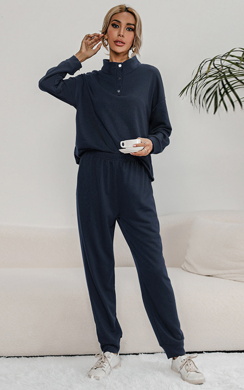 Snap Collar Lounge Set