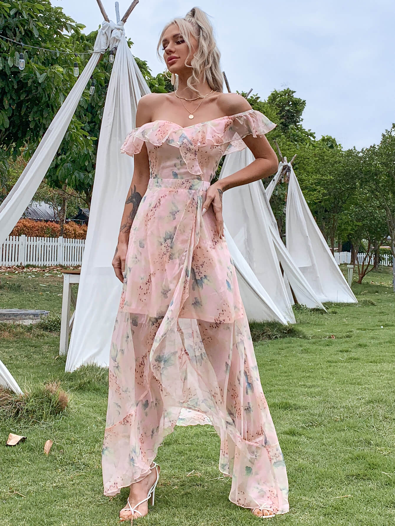 Cora Off-Shoulder Dress
