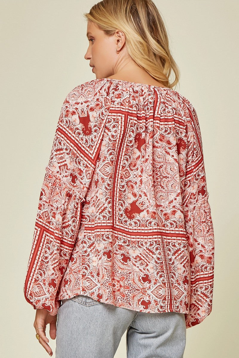 Medallion Blouse