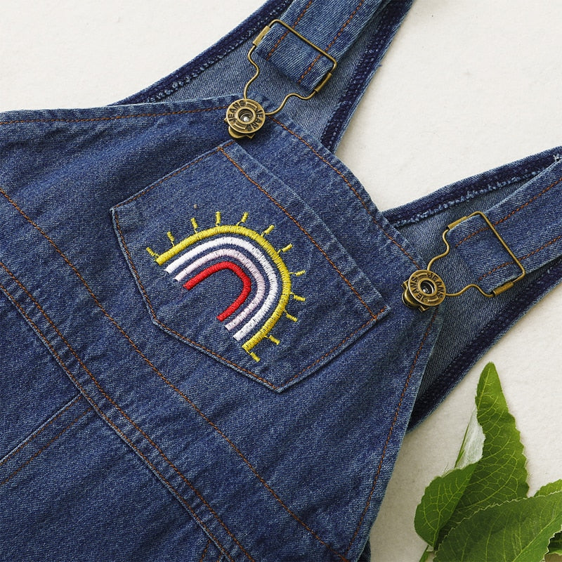 Sweet Rainbow Overalls