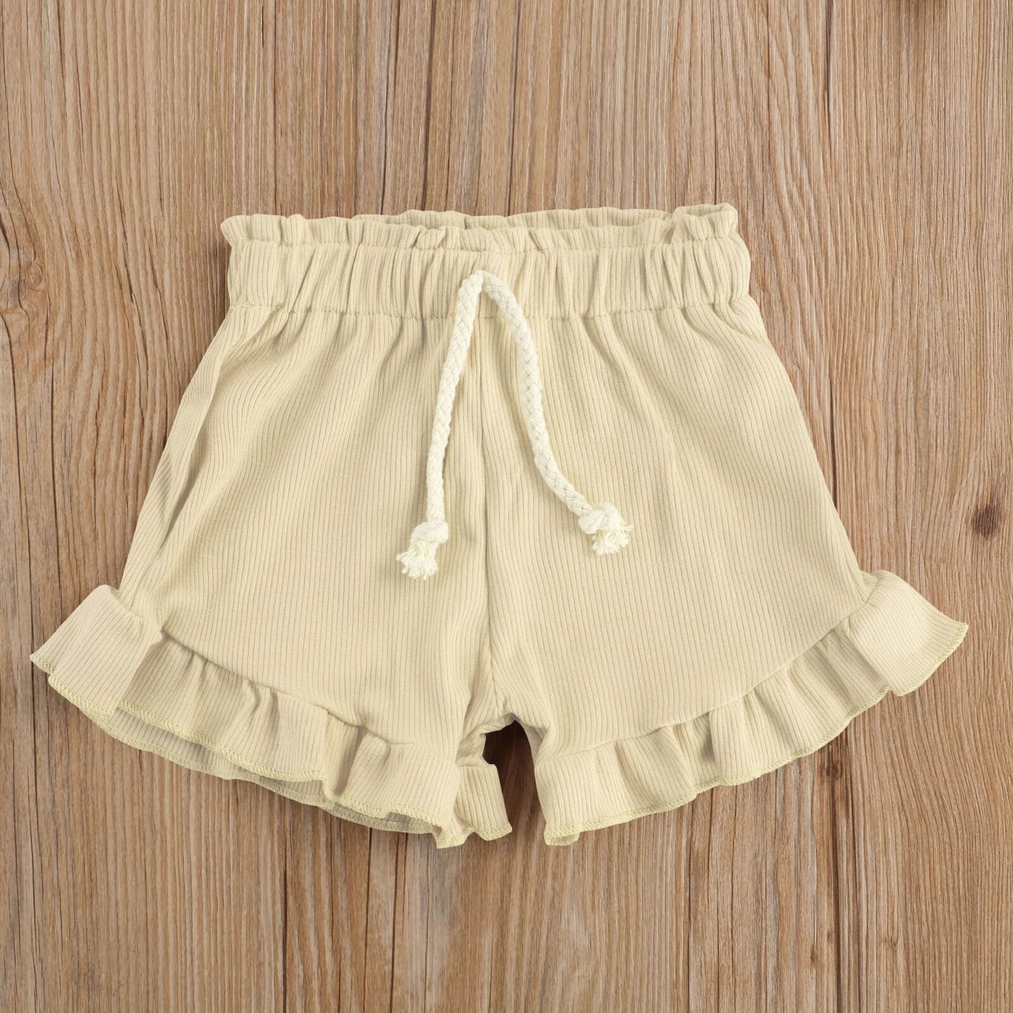 lioraitiin 0-3Years Toddler Newborn Baby Girl 2Pcs Summer Clothing Set Short Sleeve Solid Top Shorts 3Styles Outfit