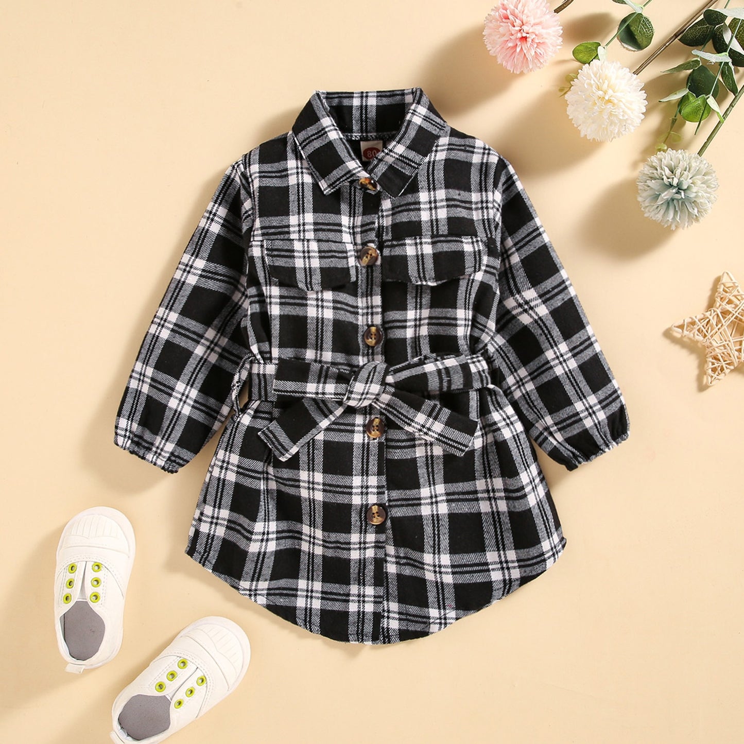 Mad About Plaid Shirt Dress