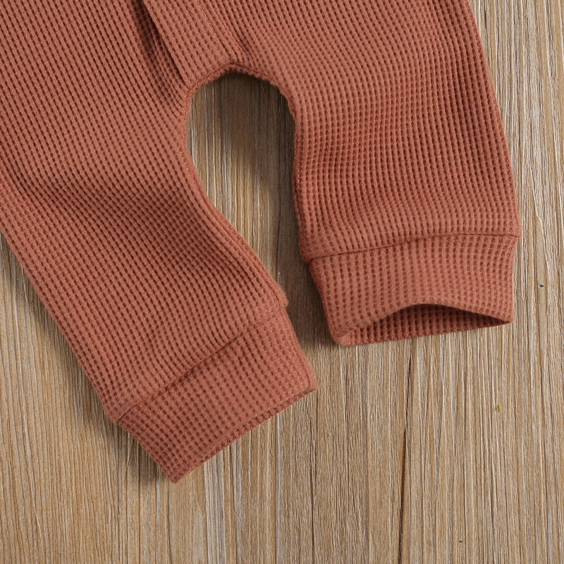 Hooded Waffle Jumpsuit (up to 24mo)