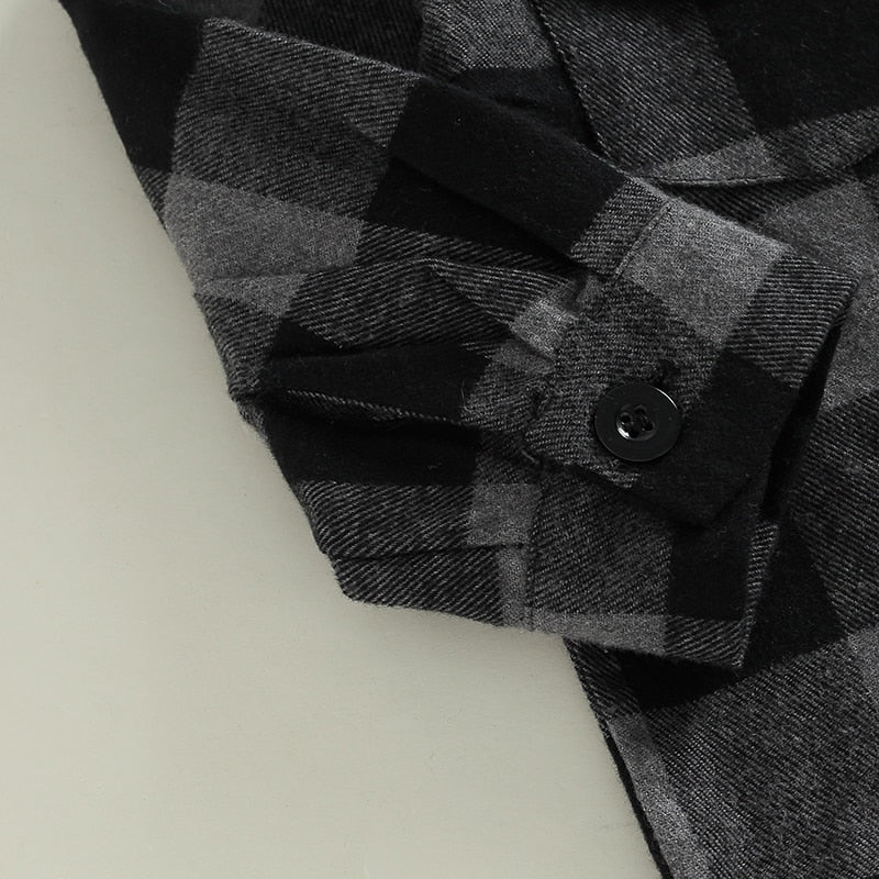 "Sleigh" the Day Hooded Button-Up