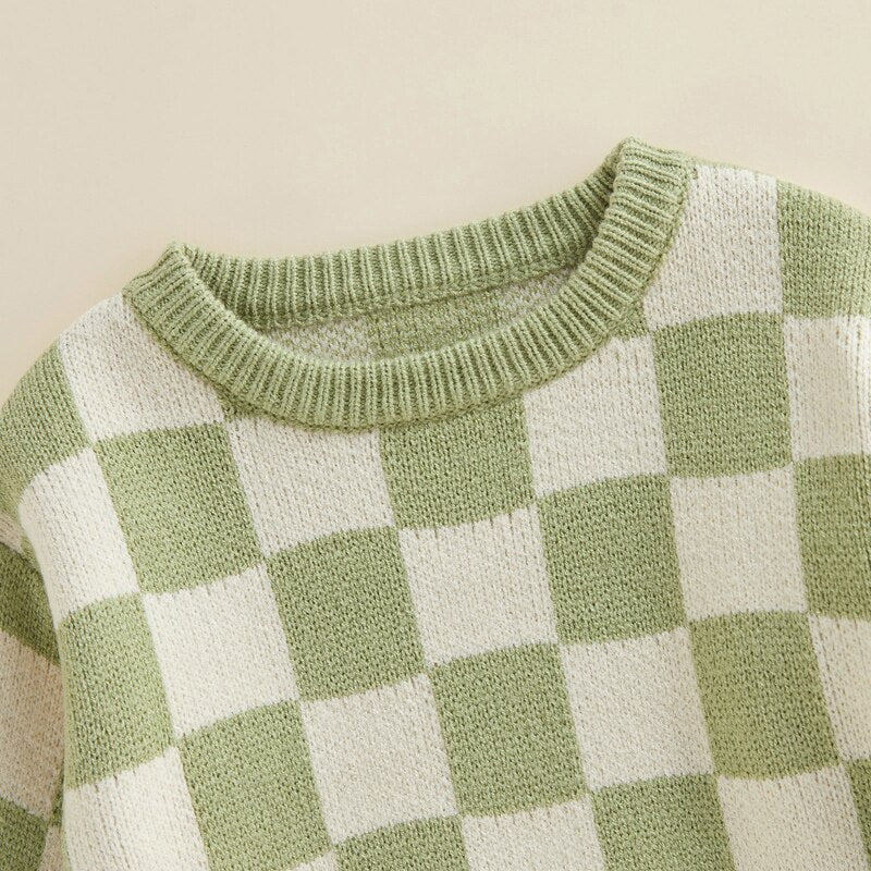 Checked Out Sweater