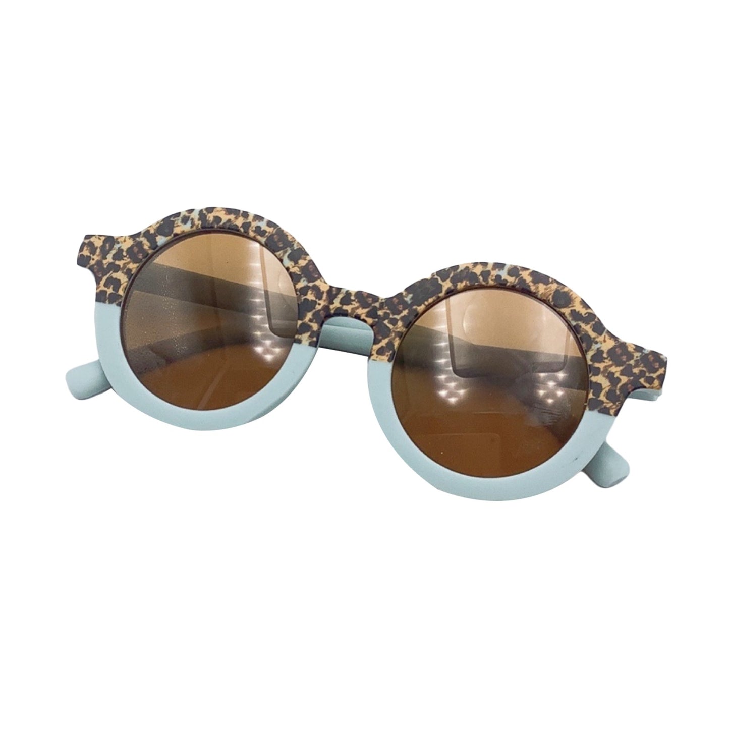Leopard Retro Glasses for Kids