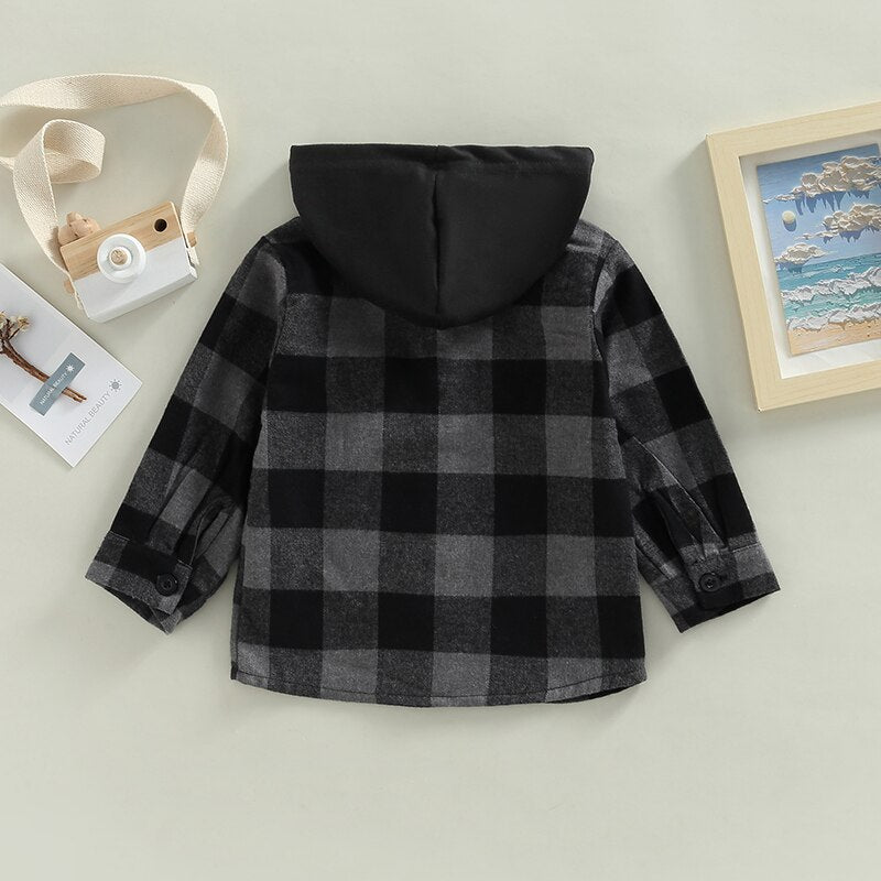 "Sleigh" the Day Hooded Button-Up
