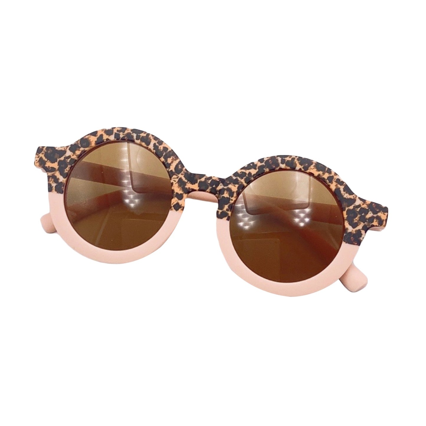 Leopard Retro Glasses for Kids