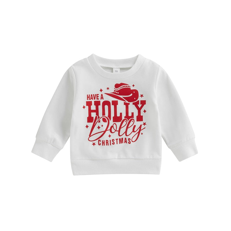 Holly Dolly Christmas Crewnecks