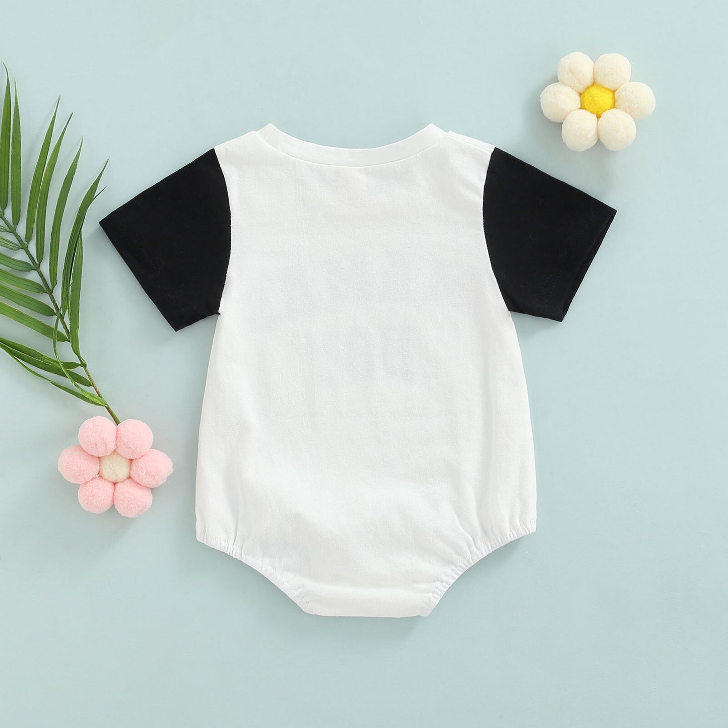 Mama's Boy Patchwork Romper