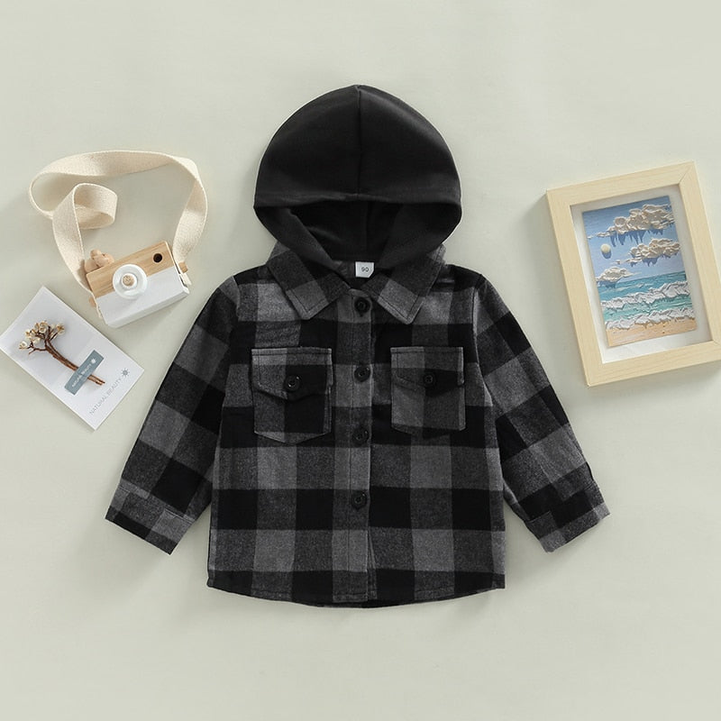 "Sleigh" the Day Hooded Button-Up
