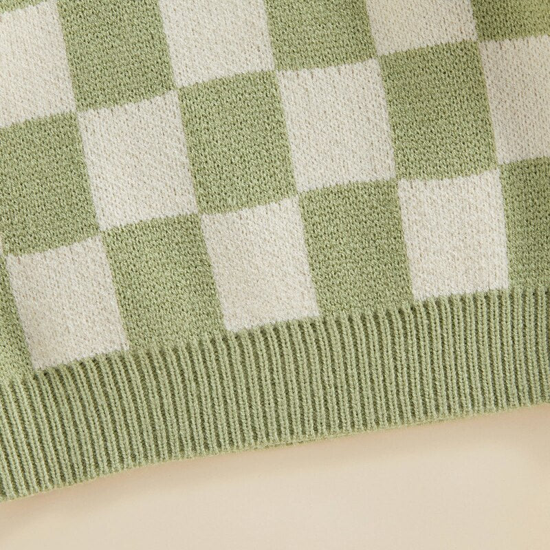Checked Out Sweater