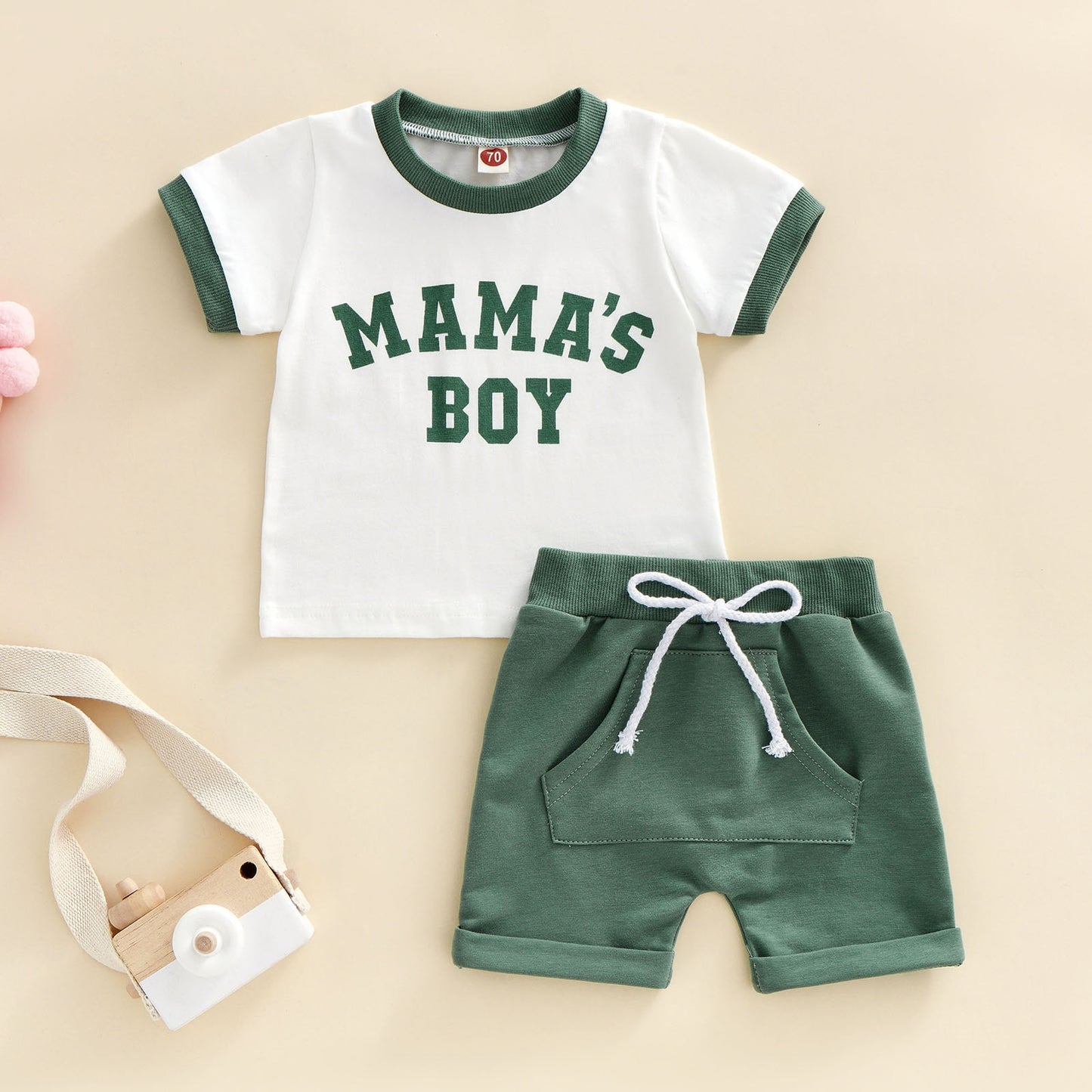 Mama's Boy Short-Sleeve Set