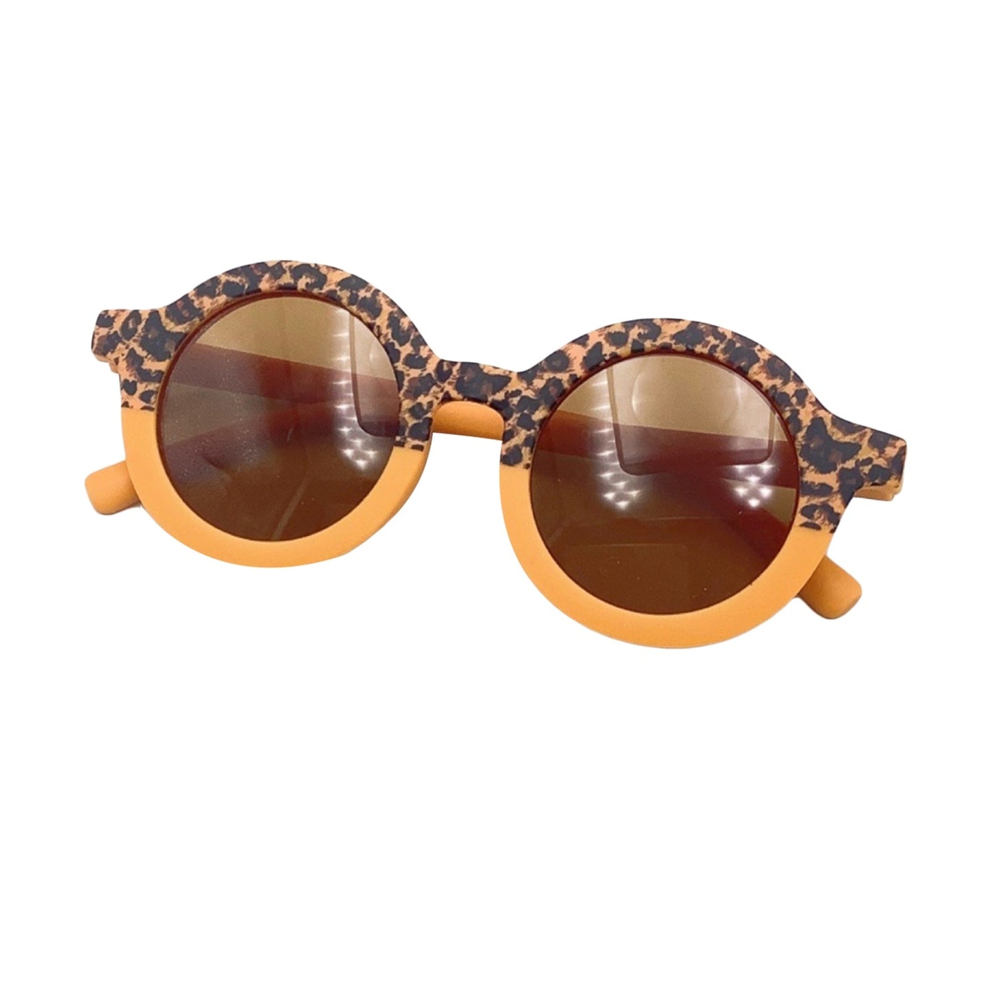 Leopard Retro Glasses for Kids