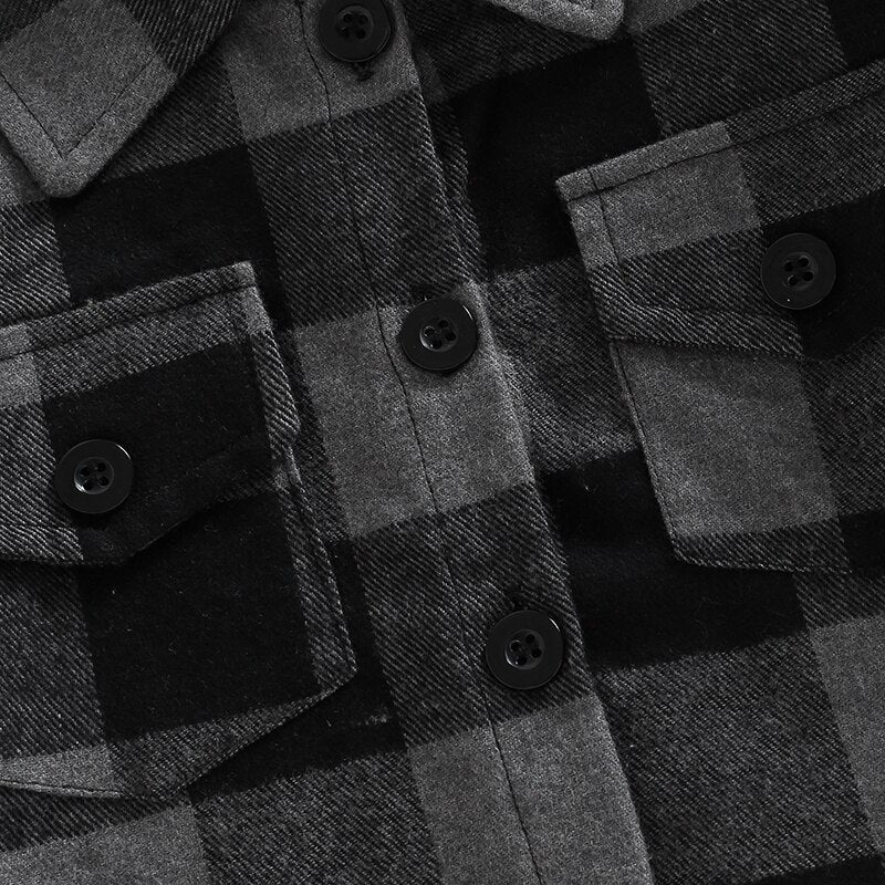 "Sleigh" the Day Hooded Button-Up