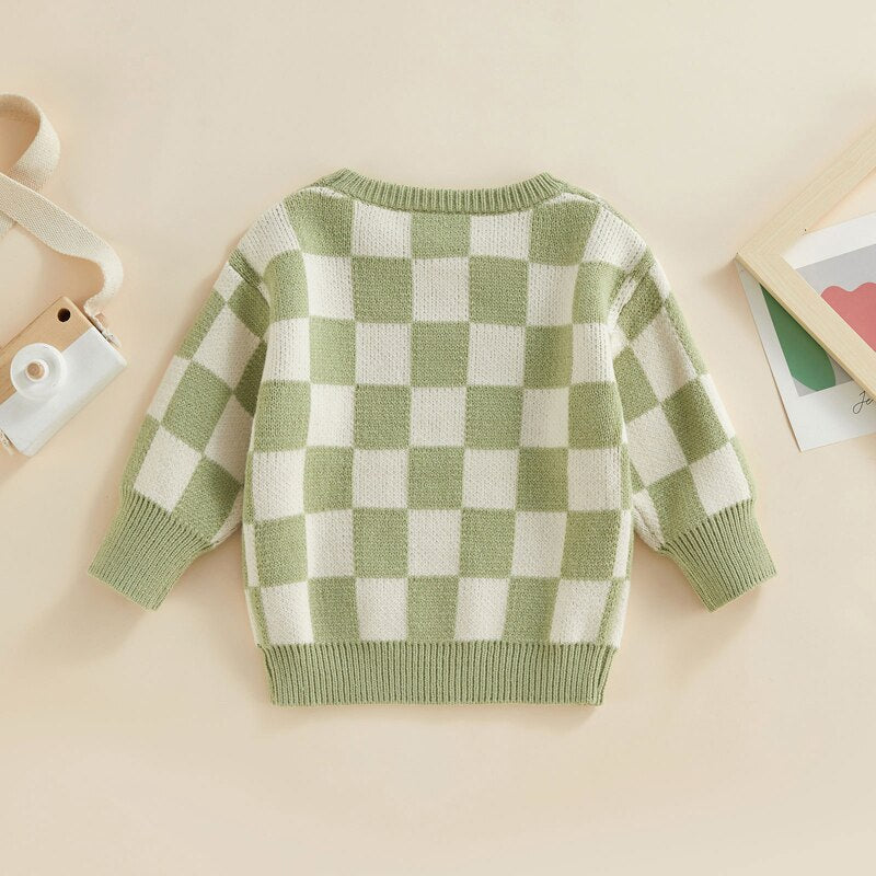 Checked Out Sweater