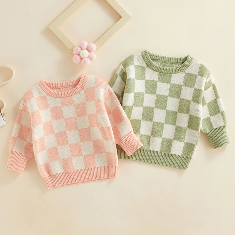 Checked Out Sweater