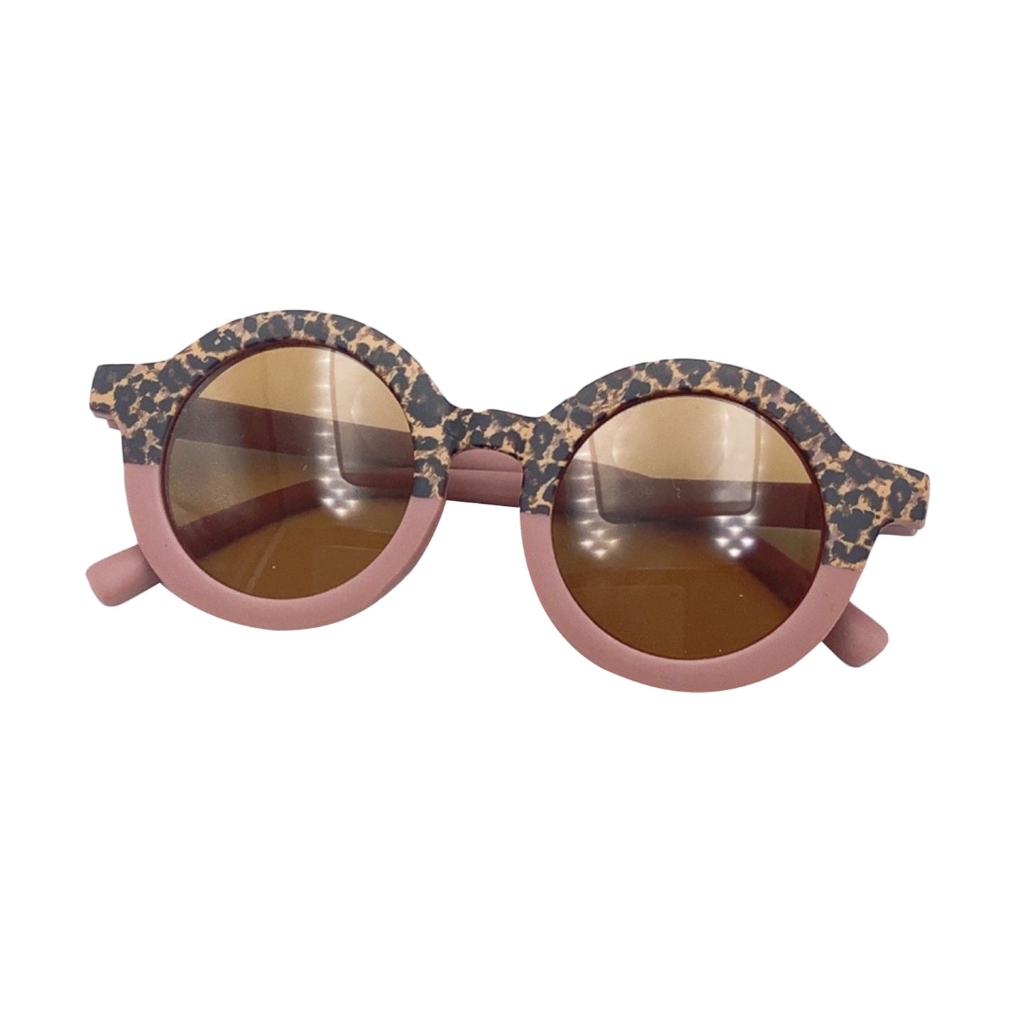 Leopard Retro Glasses for Kids