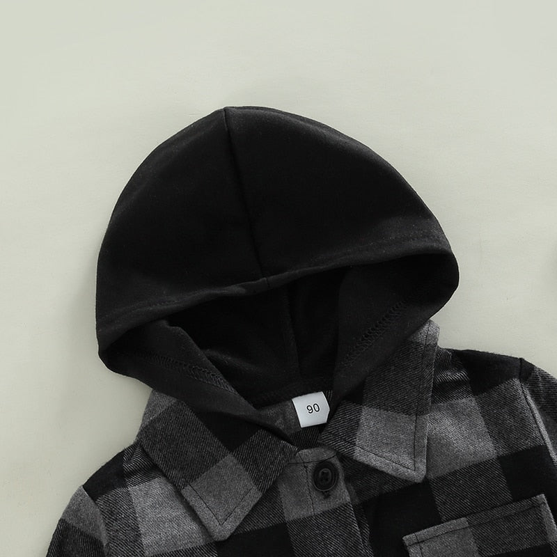"Sleigh" the Day Hooded Button-Up