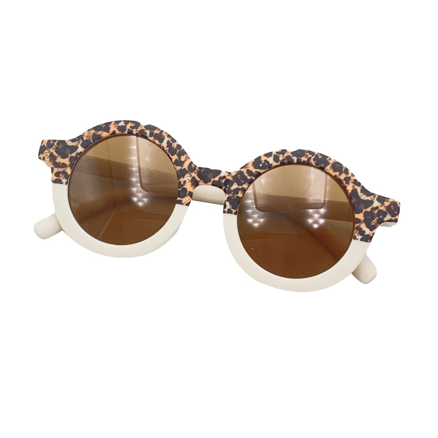 Leopard Retro Glasses for Kids
