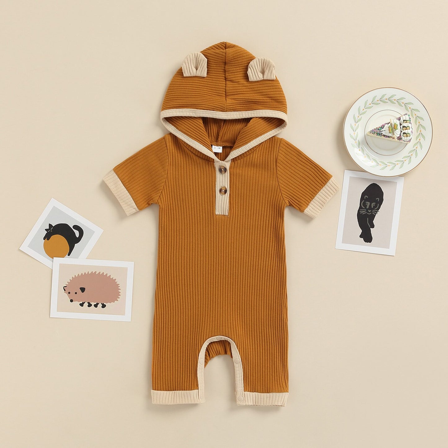 Kalin's Hooded Romper