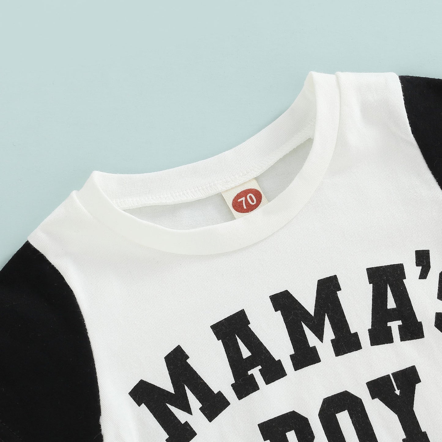 Mama's Boy Patchwork Romper