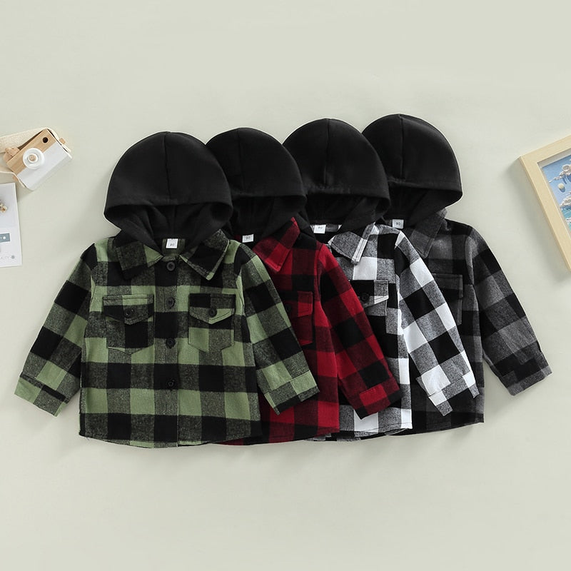 "Sleigh" the Day Hooded Button-Up