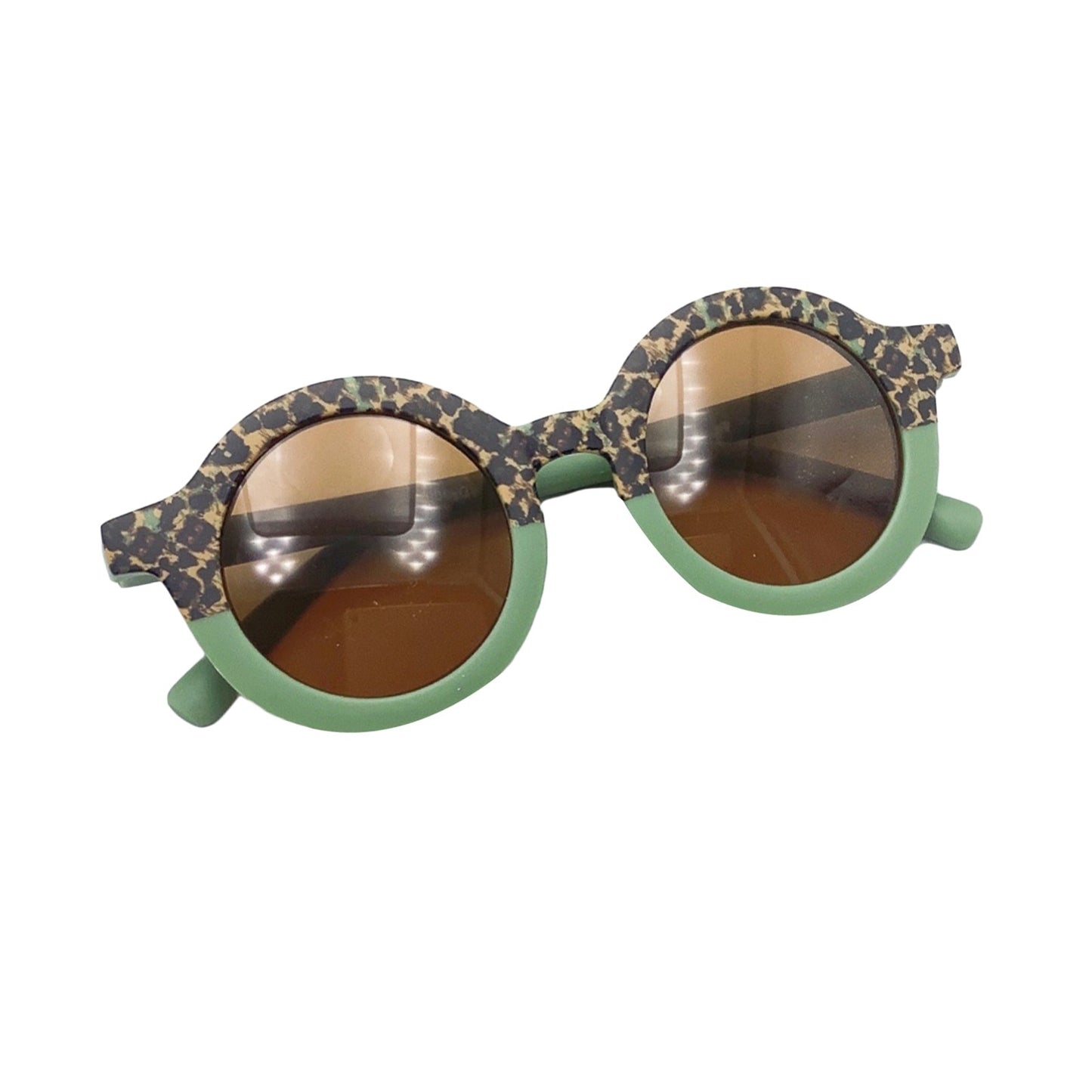 Leopard Retro Glasses for Kids