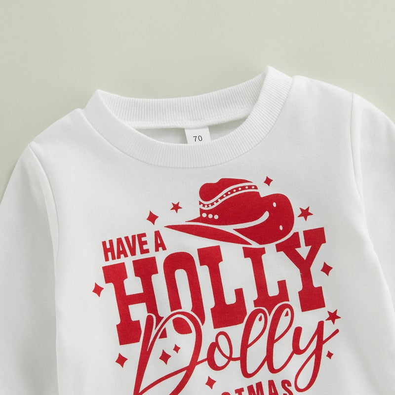 Holly Dolly Christmas Crewnecks