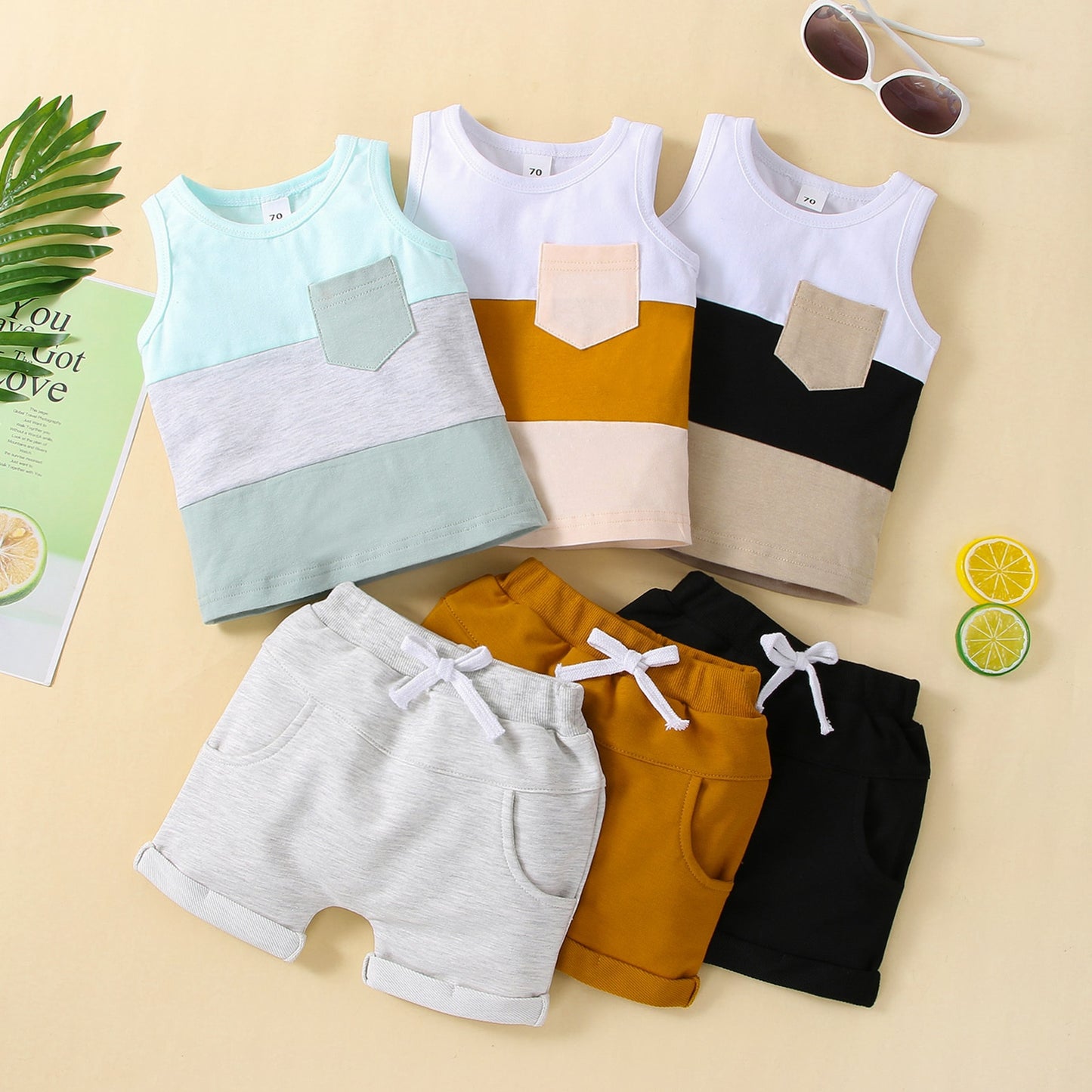 Patchwork Crew Set
