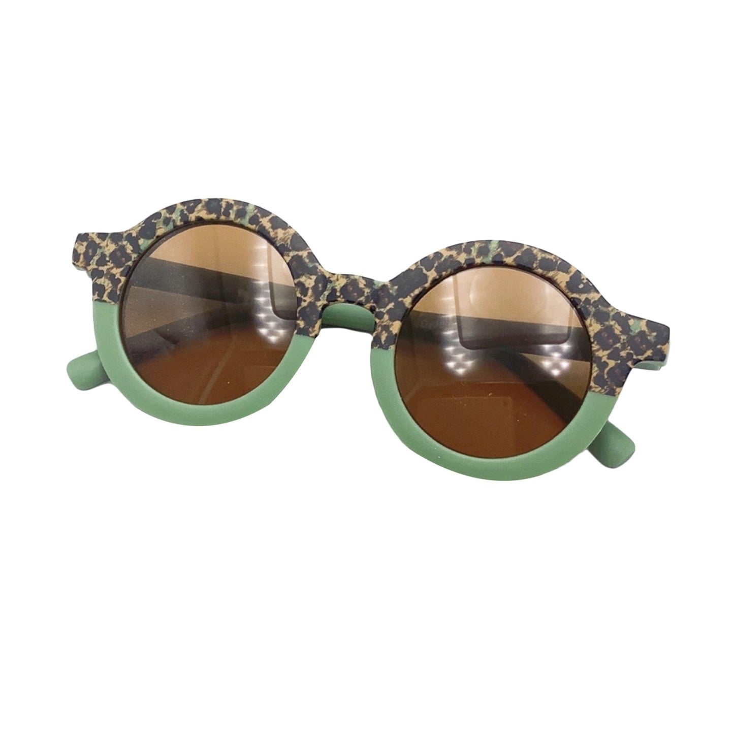 Leopard Retro Glasses for Kids