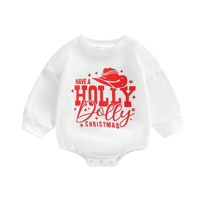 Holly Dolly Christmas Bodysuit