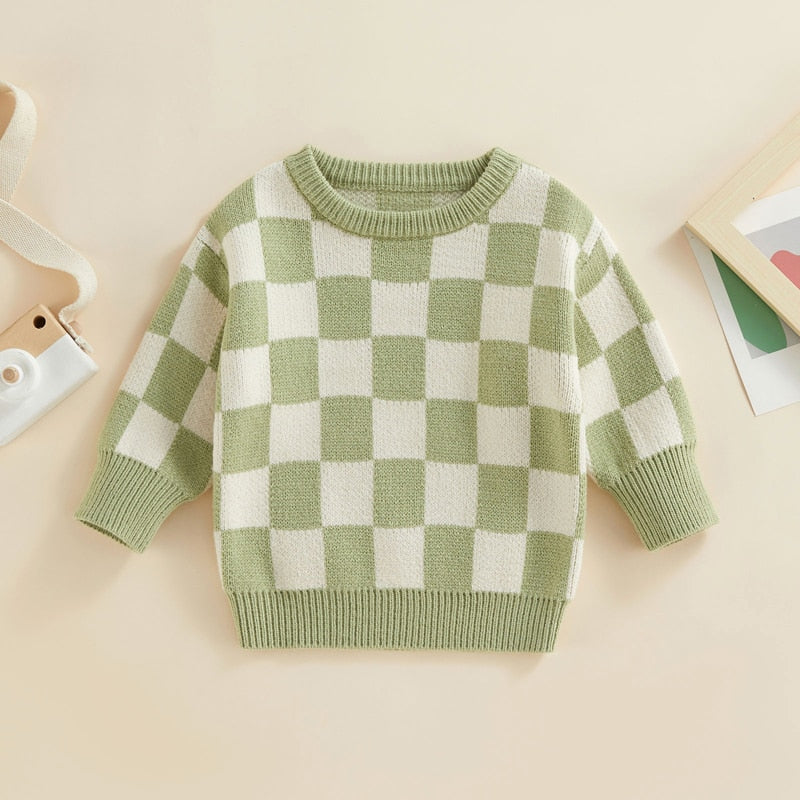 Checked Out Sweater