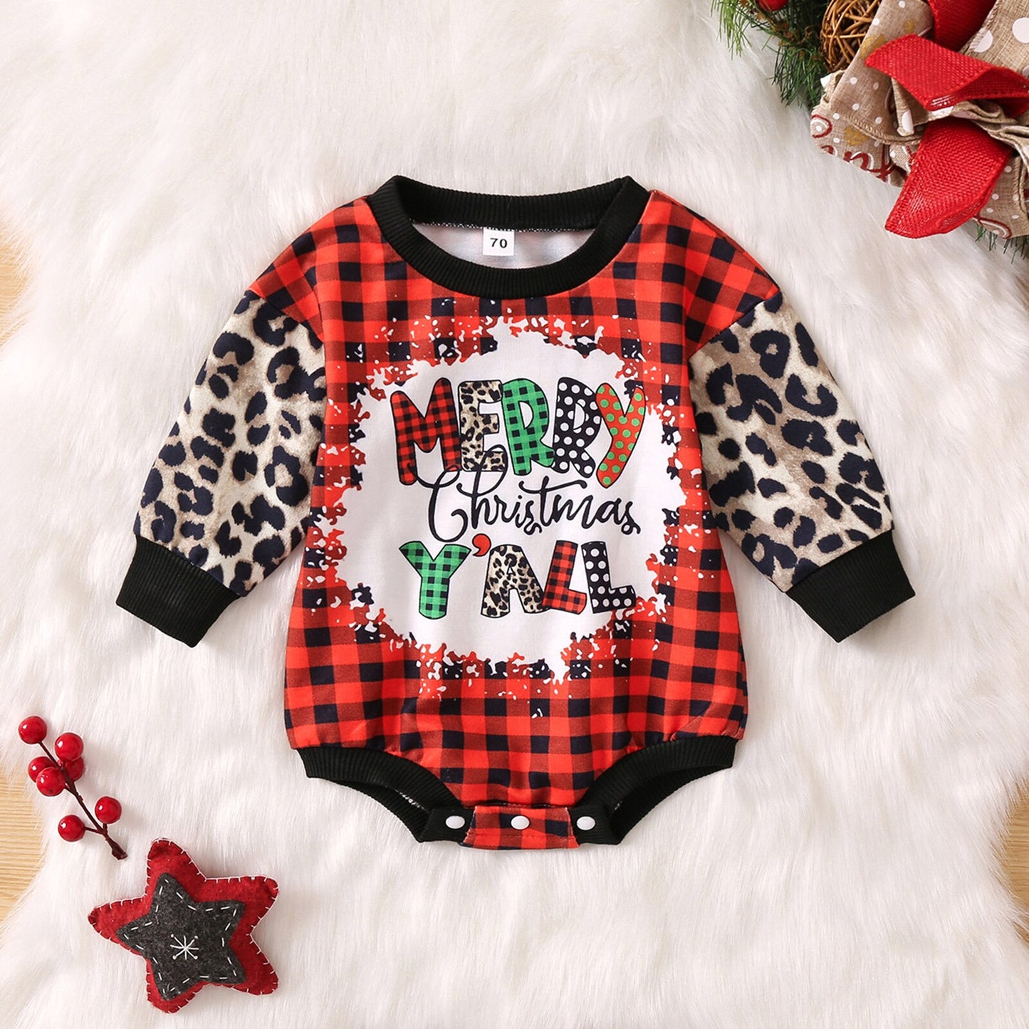 Merry Wild Christmas Romper