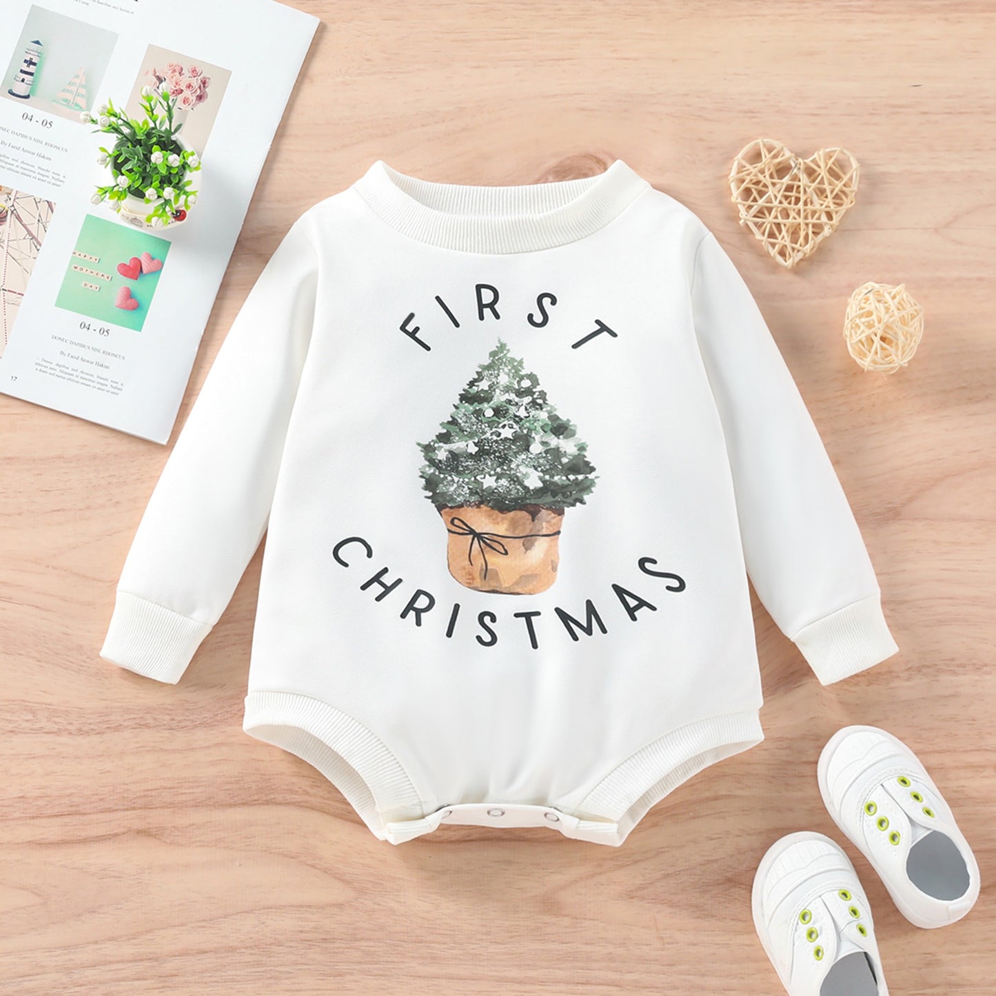 First Christmas Playsuit