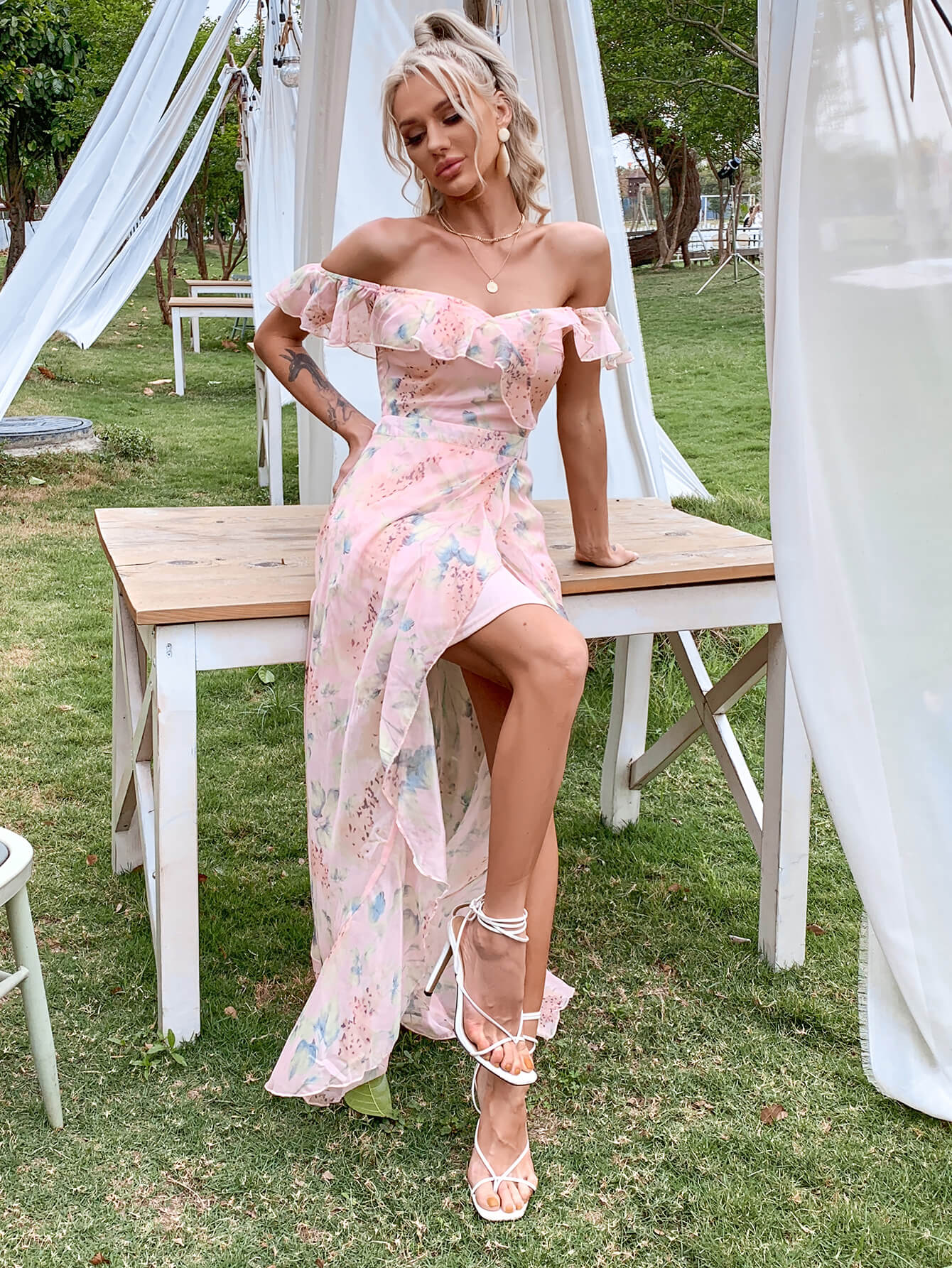 Cora Off-Shoulder Dress