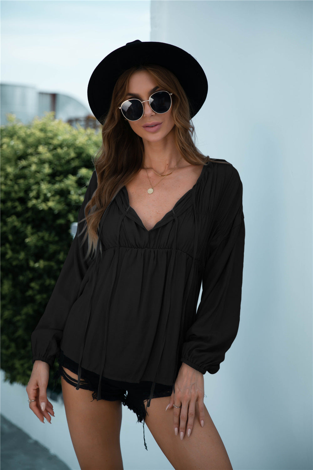 Avery Peplum Top