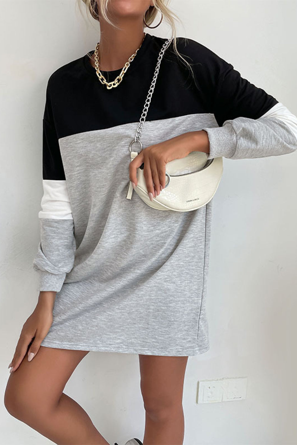 Lanza Sweatshirt Dress