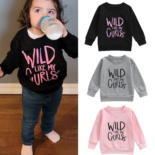Wild Like My Curls Crewneck