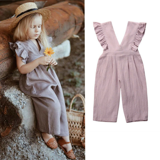 Leahs V-Neck Jumpsuit