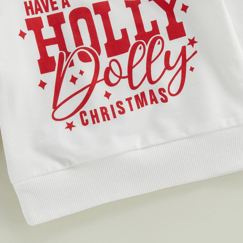 Holly Dolly Christmas Crewnecks
