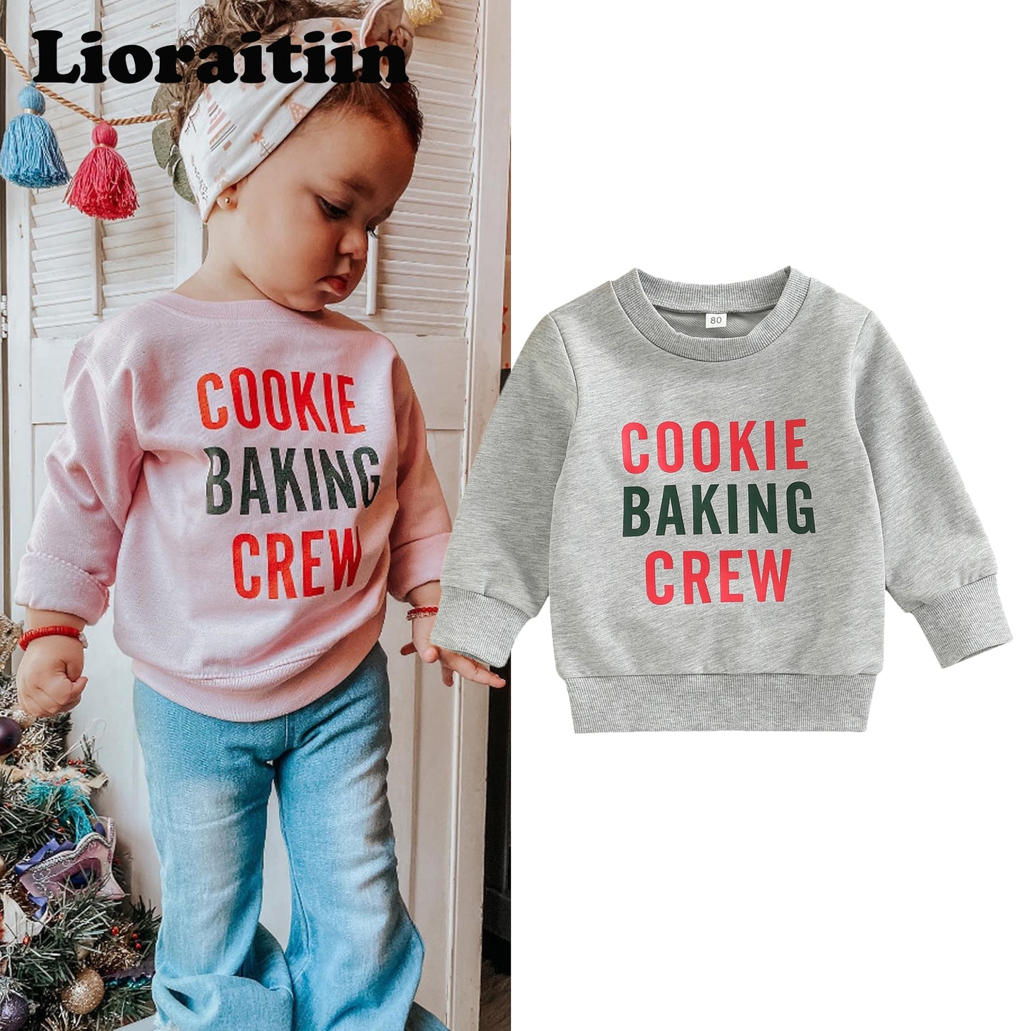 Cookie Baking Crew Sweatshirt