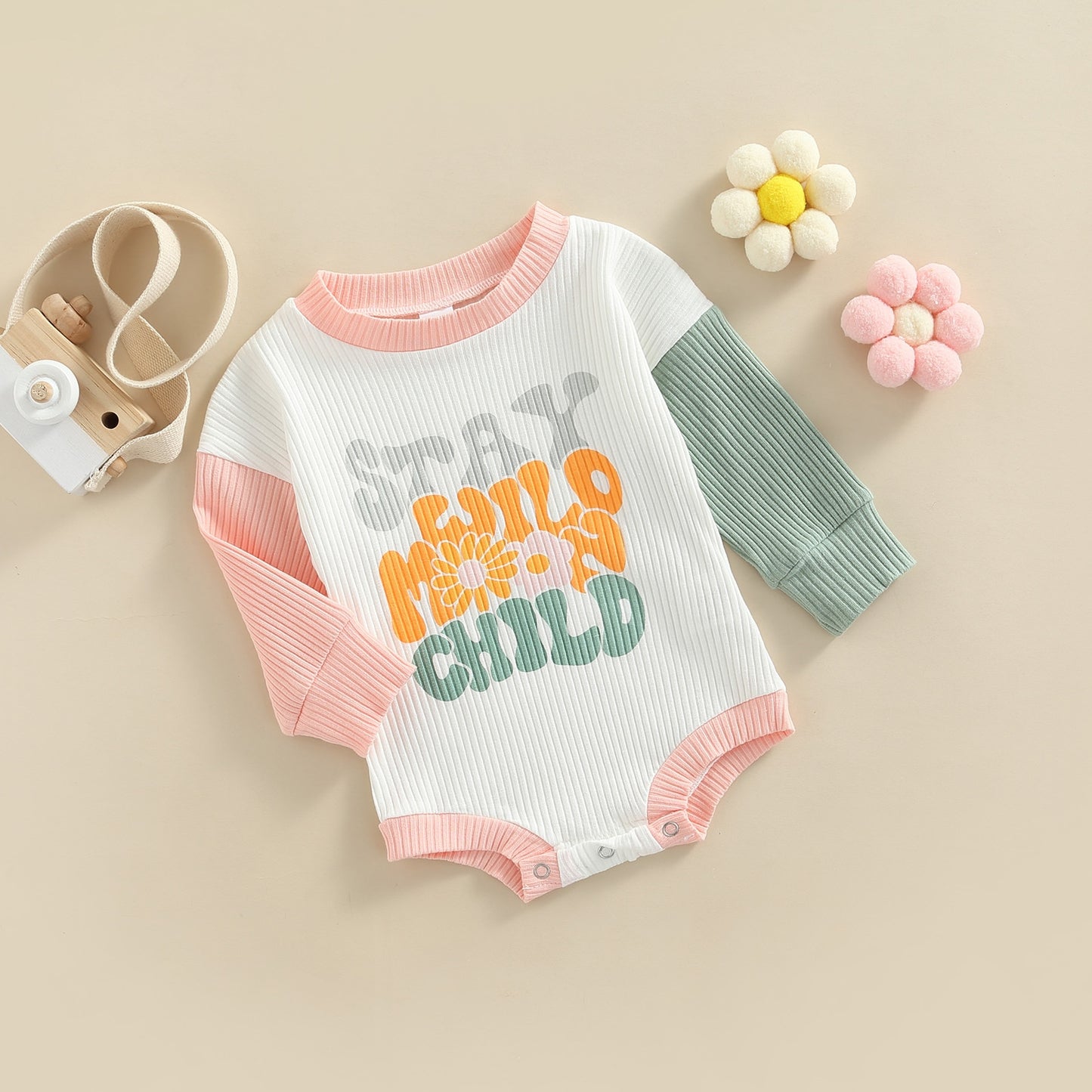 Stay Wild Ribbed Onesie